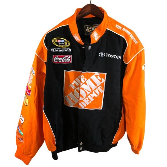 Vintage Tony Stewart Nascar Racing Jacket XXXL Chase Authentics Embroidered Y2K - Picture 1 of 16